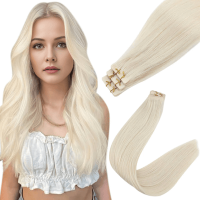 virgin hair extensions tape in human hair