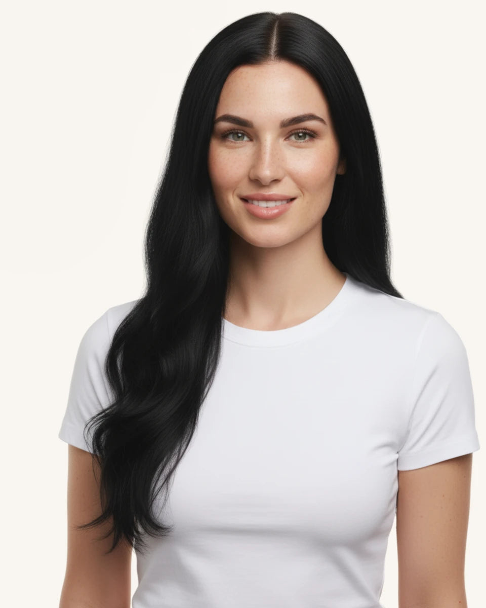 Natural volume boost with clip in extensions