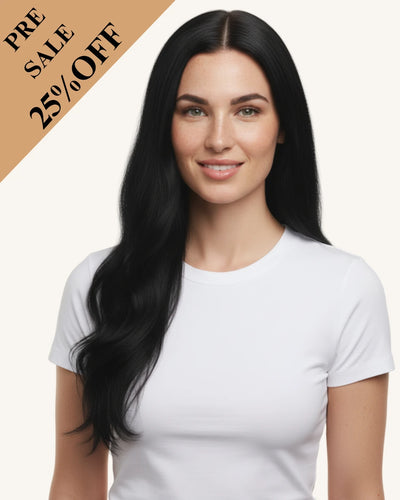 Natural volume boost with clip in extensions