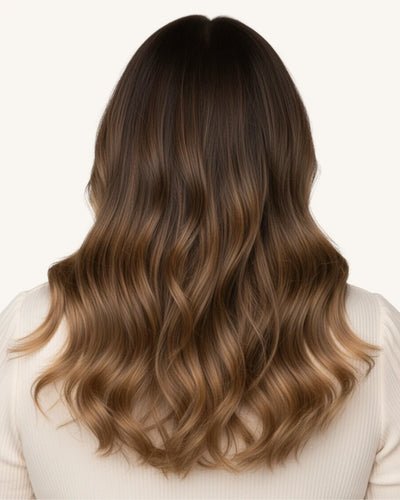 Silky thick clip in hair