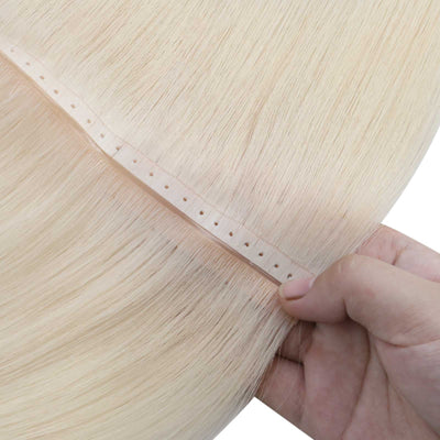 virgin blonde hair extensions