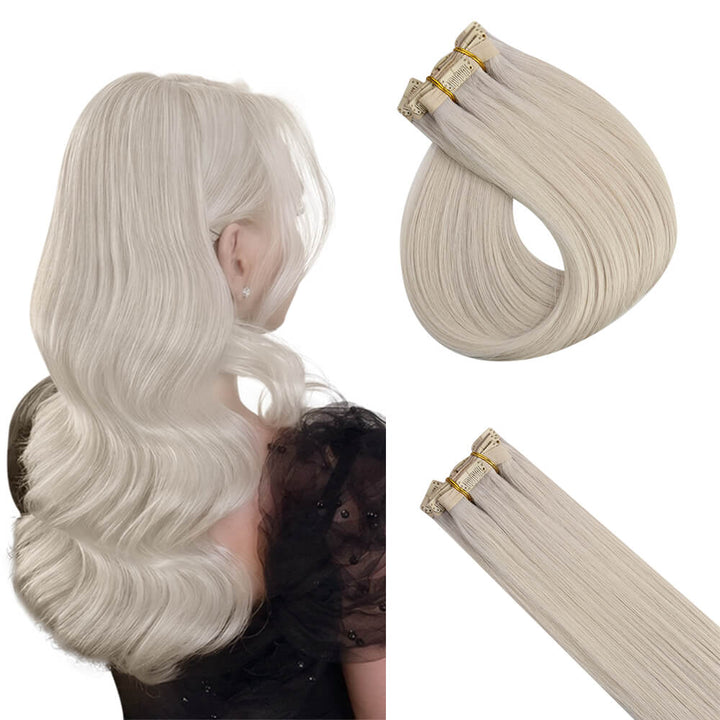 clip in hair blonde hair extension