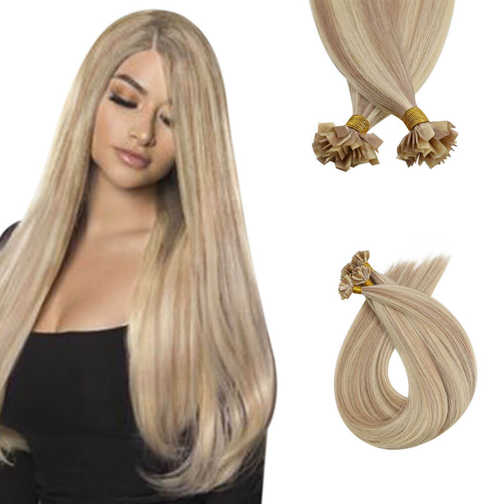 k tip virgin hair extensions