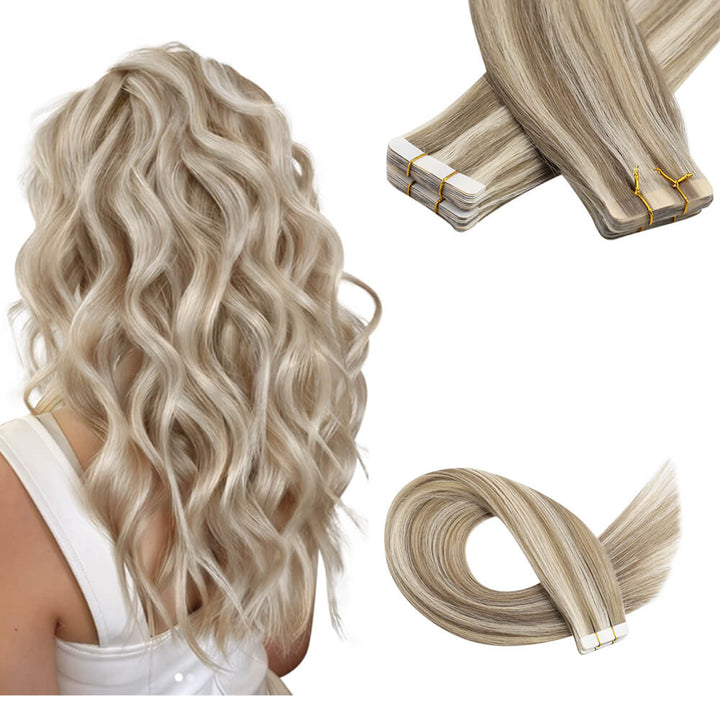 real human virgin tape in hair