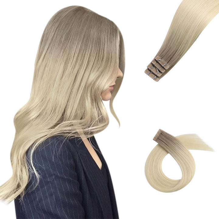 balayage tape in hair extensions