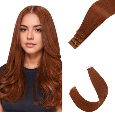 virgin+ tape in balayage hair extensions human hair