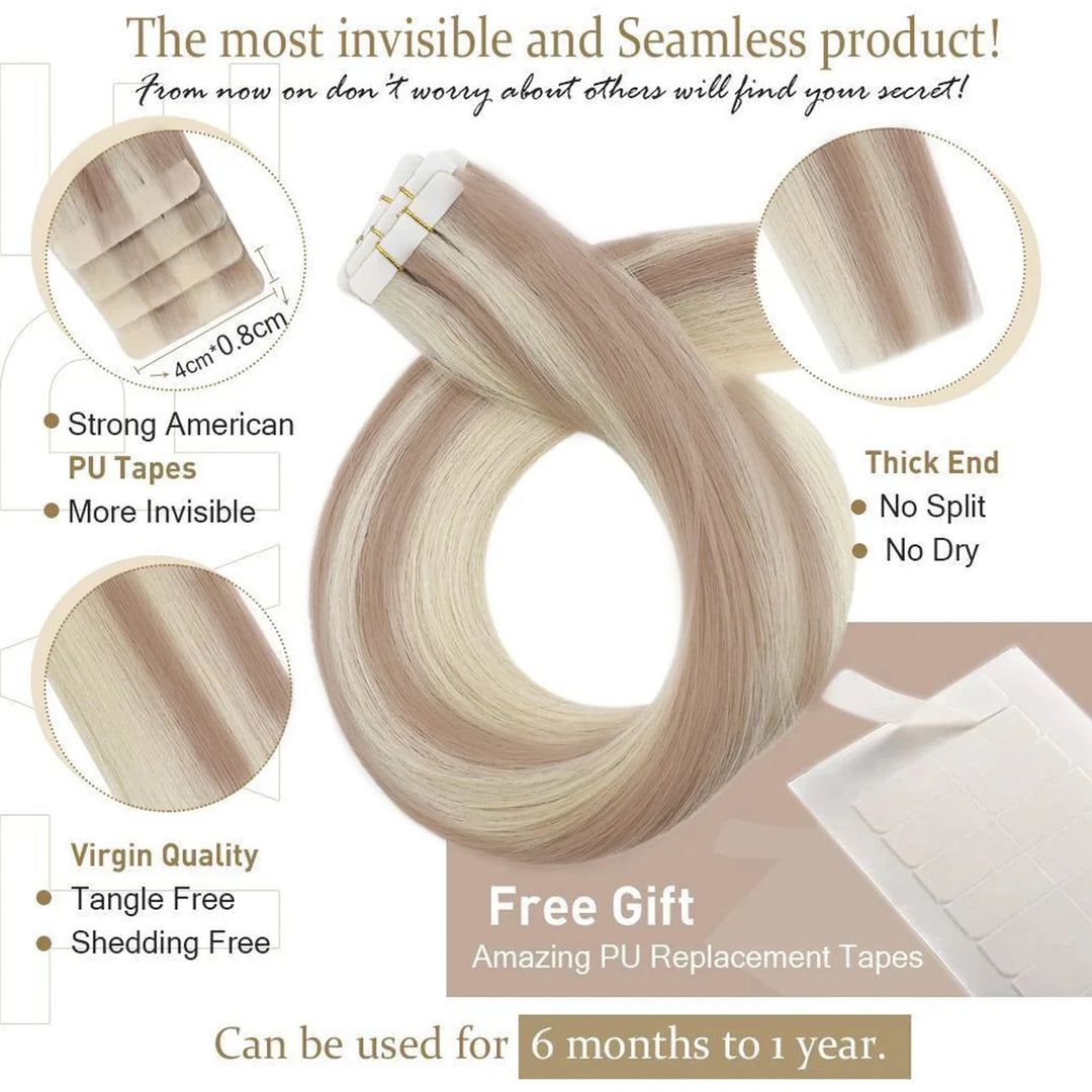 Virgin Injection Tape in Hair invisible tape