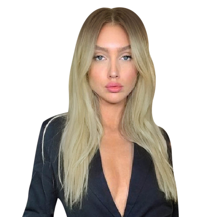 mona base blonde hair topper