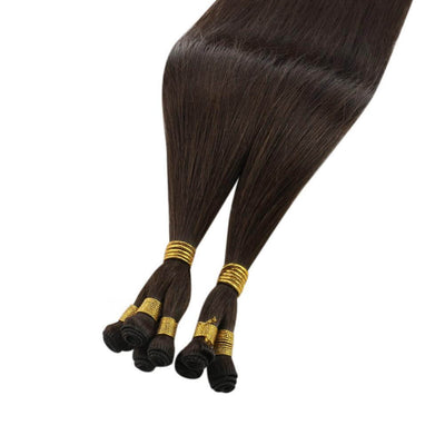 virgin hair weft 100% real natural human hair extensions