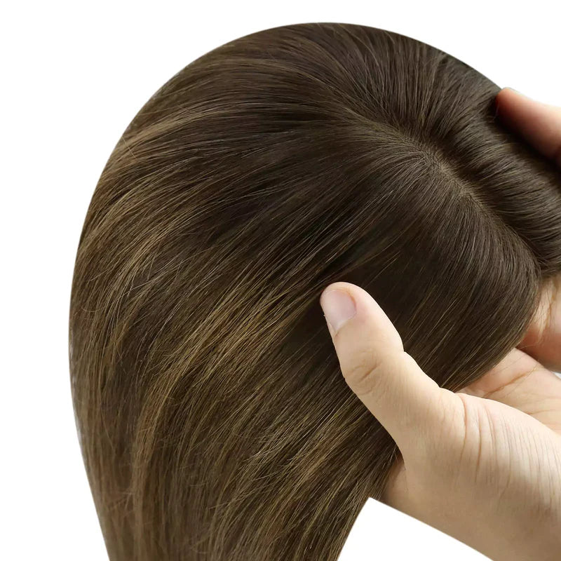 Daily wear virgin fishnet hair topper