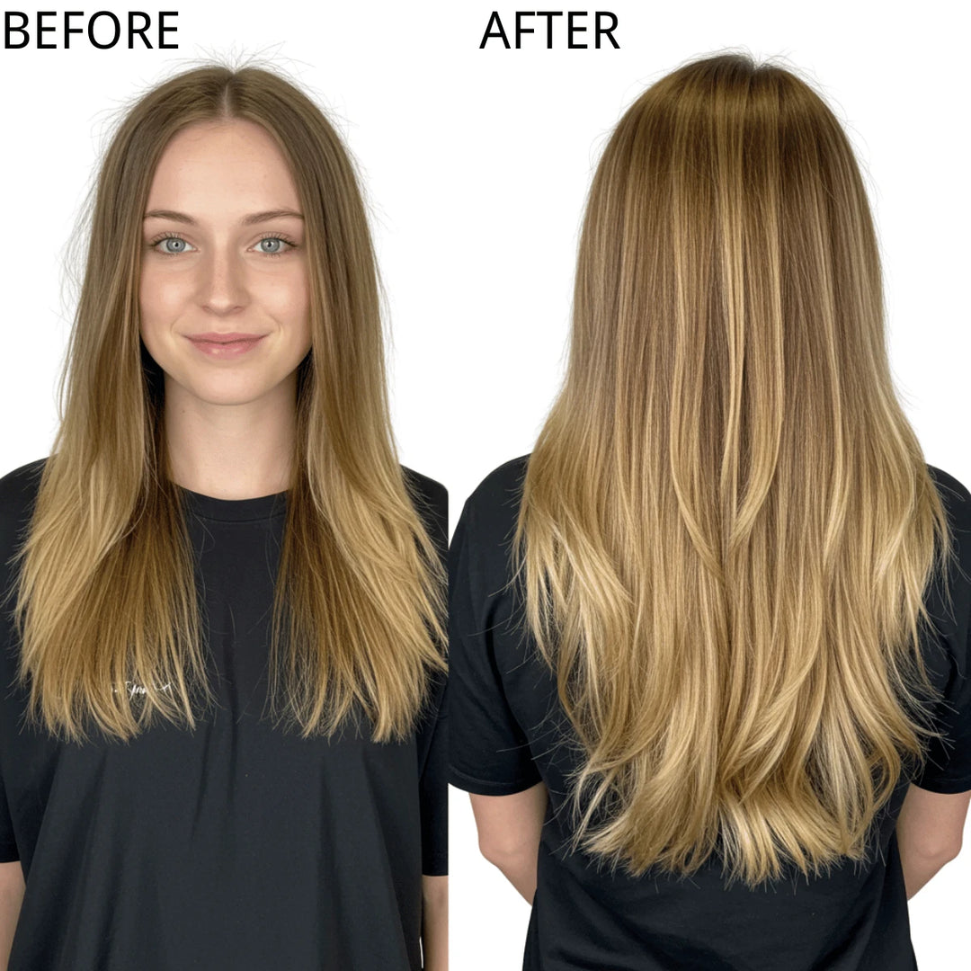 easy to add length and volume 100% real human hair