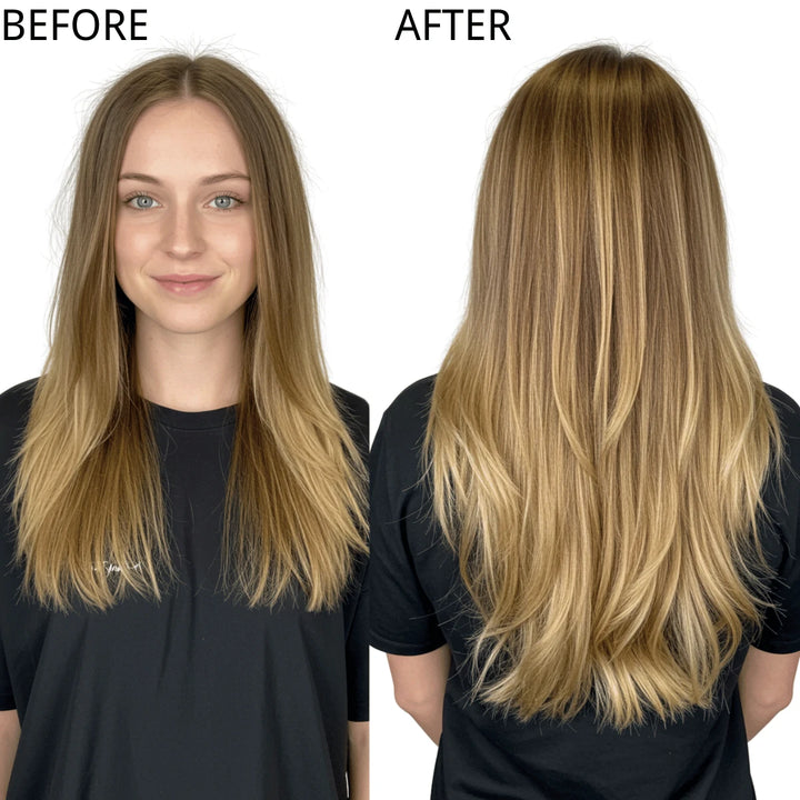 easy to add length and volume 100% real human hair