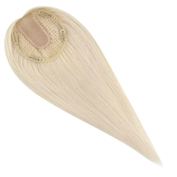 100% virgin human hair fishnet base hair topper