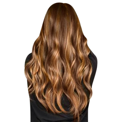 extensions hair blonde highlights
