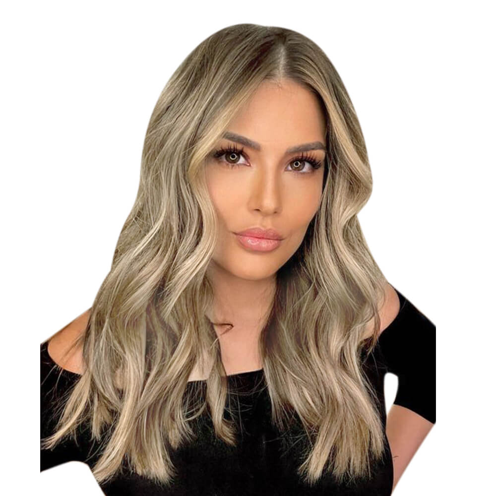 balayage clip in hair extensions