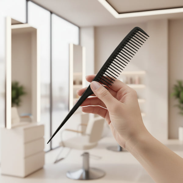 Premium Rat-Tail Wide-Tooth Comb for Detangling, Styling, and Sectioning – Ideal for All Hair Types