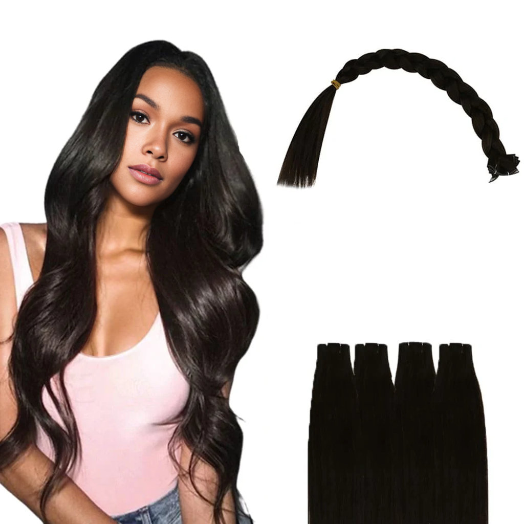 human hair bundles  brown hair extensions