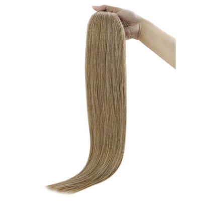 [SALE] Tape in Hair Extensions  Brown Blonde Real Human Virgin Hair Extensions #M6/18