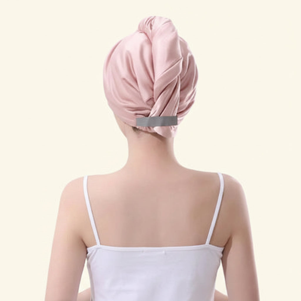 hair drying cap, luxury hair towel wrap