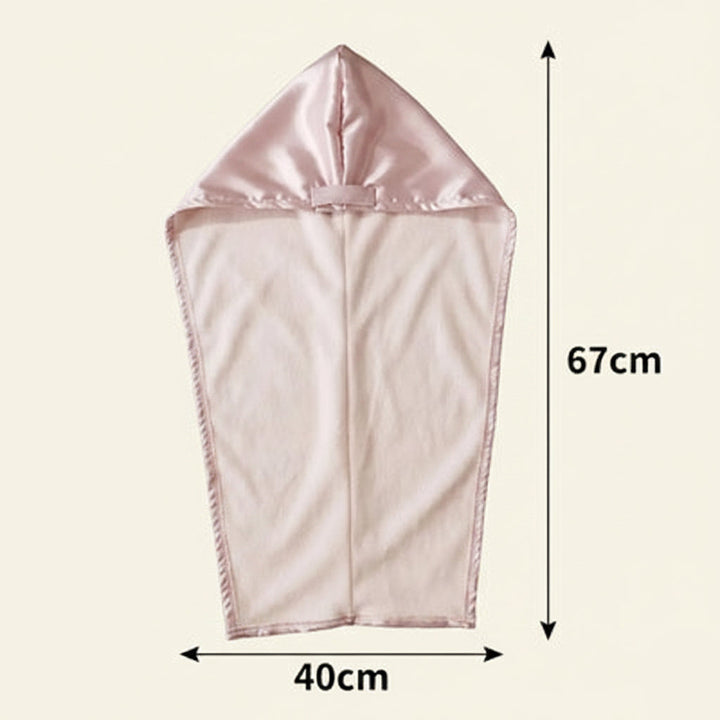 towel wrap for long hair, hair care accessories, heatless hair drying towel
