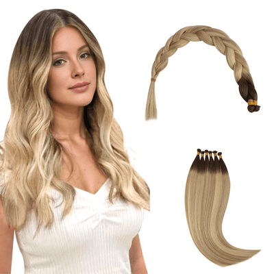 virgin blonde hair wefte-blonde balayage straight hair-platinum blonde balayage-brown and blonde balayage