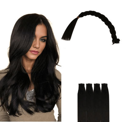 hair extensions lightly pigmented 1b