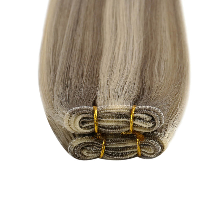 healthy hair weft balayage brown