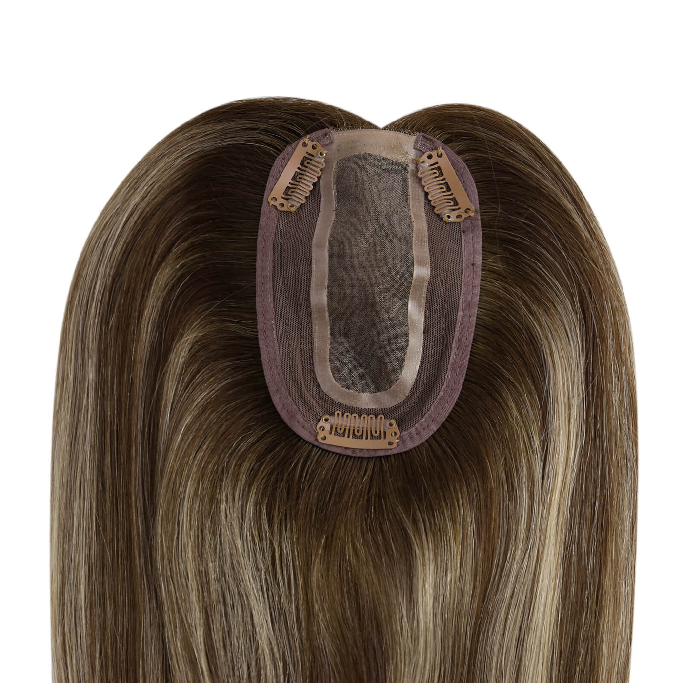 breathable hair topper shine hair