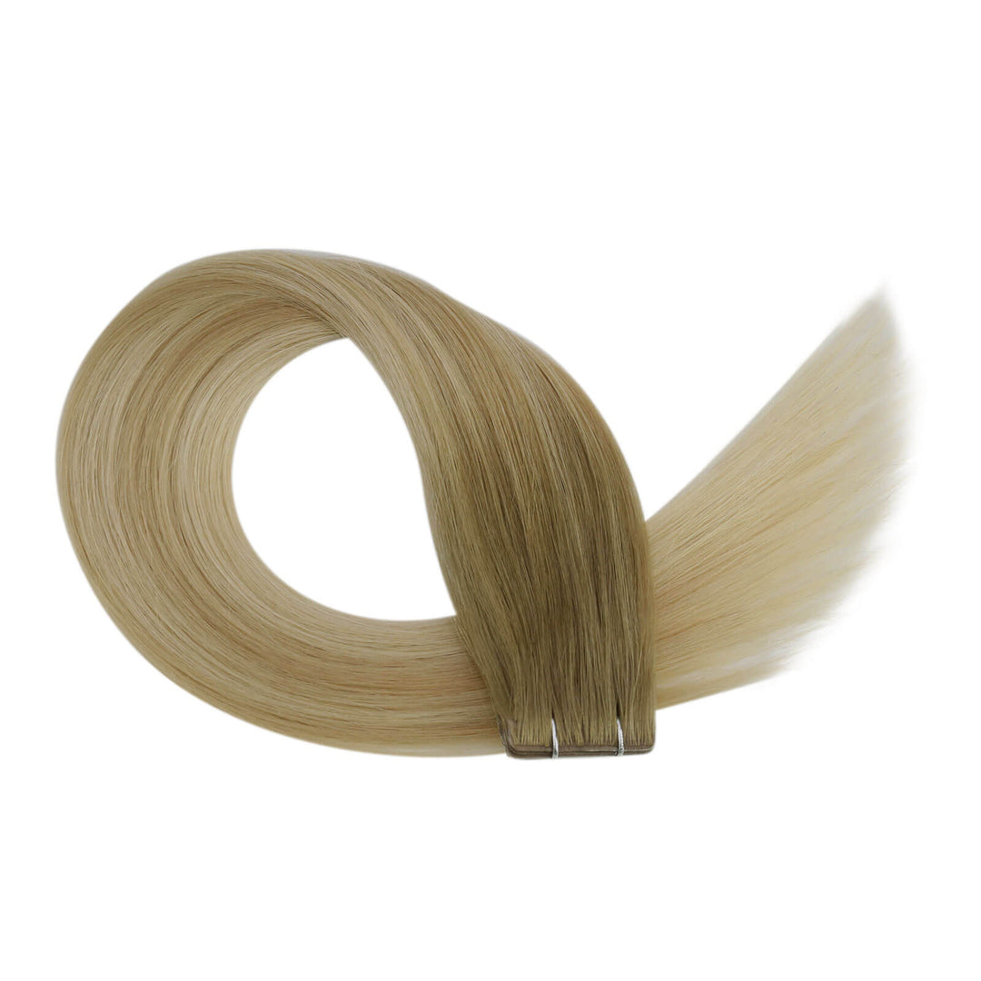 seamless real human hair tape in extensions