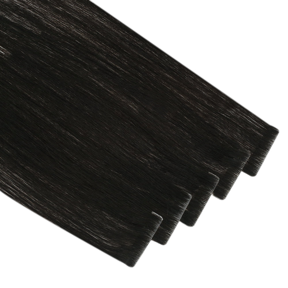 injection virgin hair off black invisible tape
