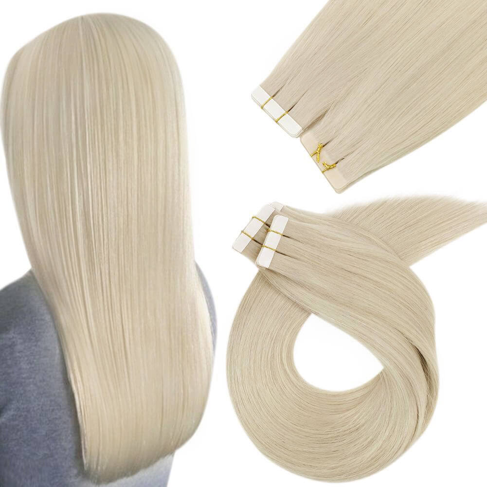 virgin natural tape 100% real human hair extensions