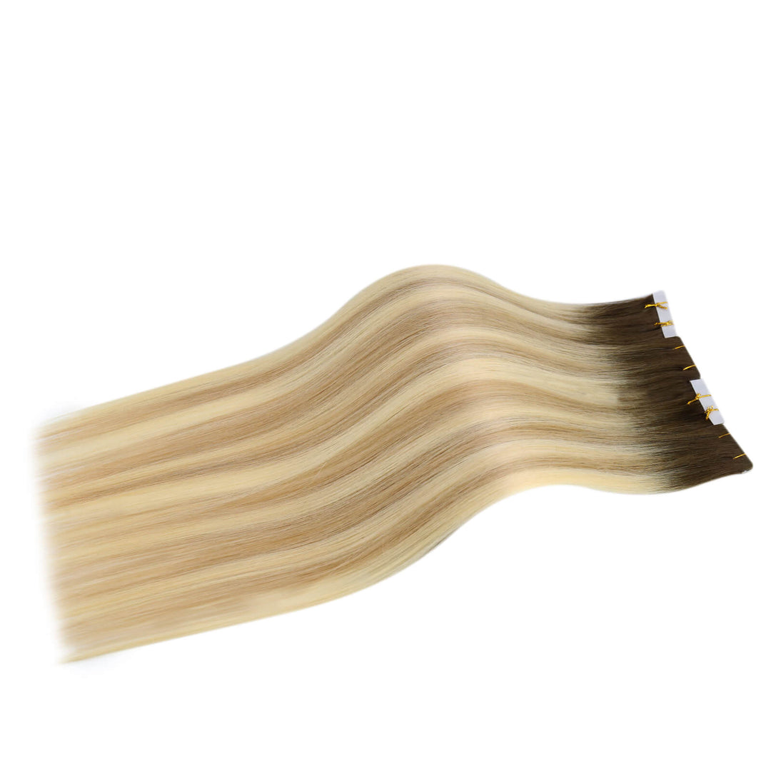 injection tape in hair low price real human hair