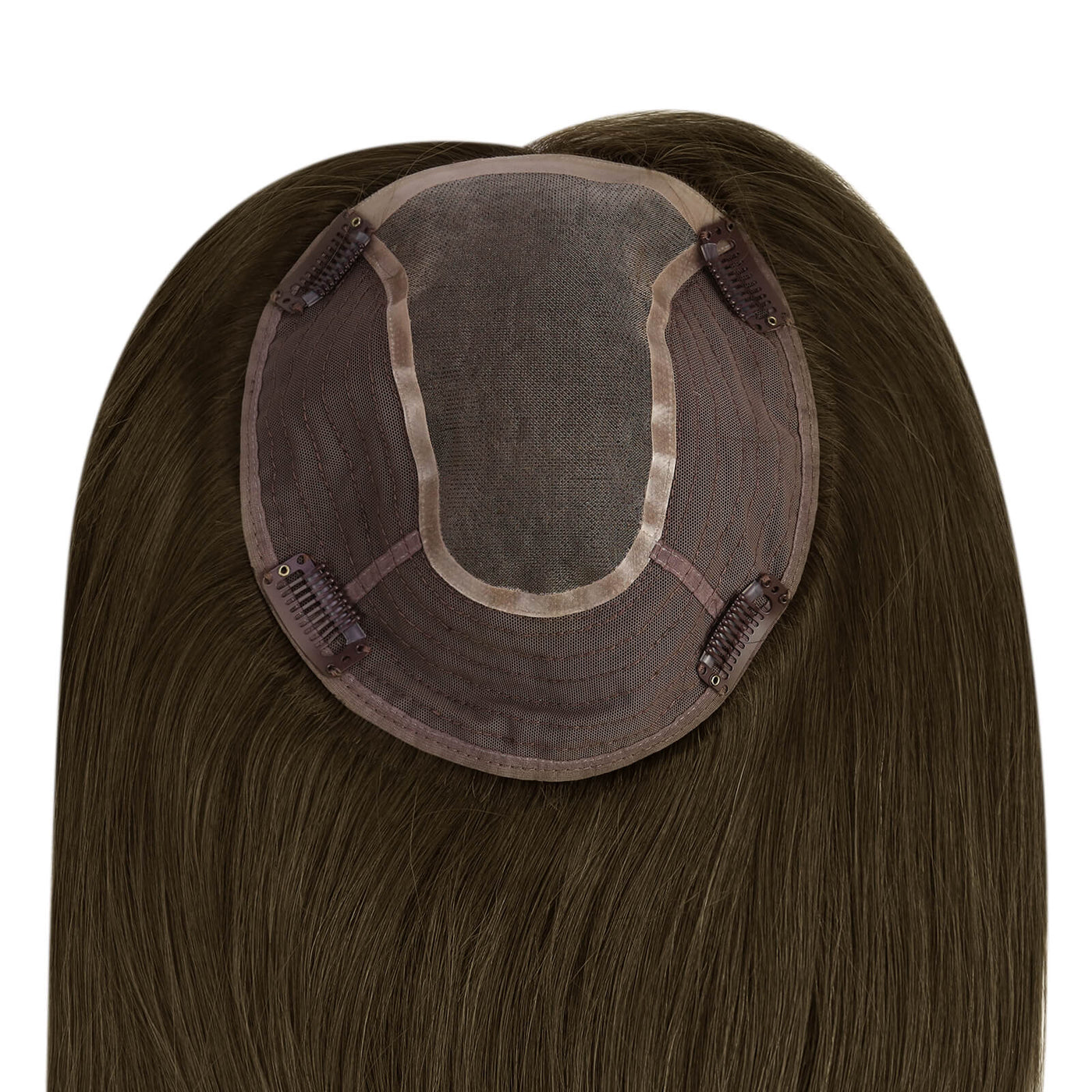 hair topper without bangs
