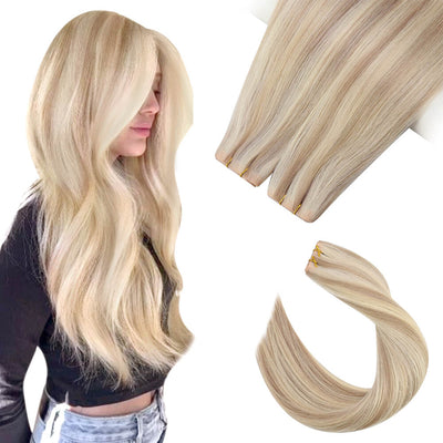 hole hair weft extensions hair volume comparison