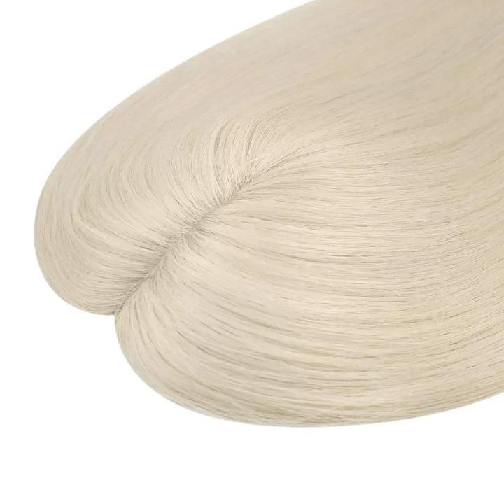 12-inch short length virgin fishnet hair topper