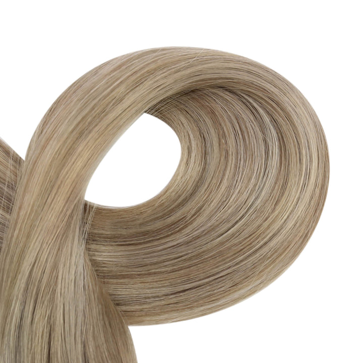 balayage brown human hair sew in weft virgin hair