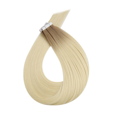 [BUY 2 GET 1]Tape in Hair Extensions Seamless Injection Tape In Hair Balayage Hair #R8/T60