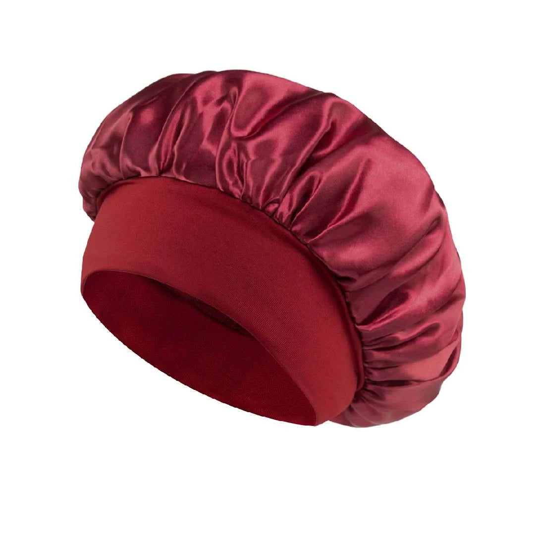 Vivien Satin sleep cap for women – Protect Your Hair Extensions & Wake Up Tangle-Free!