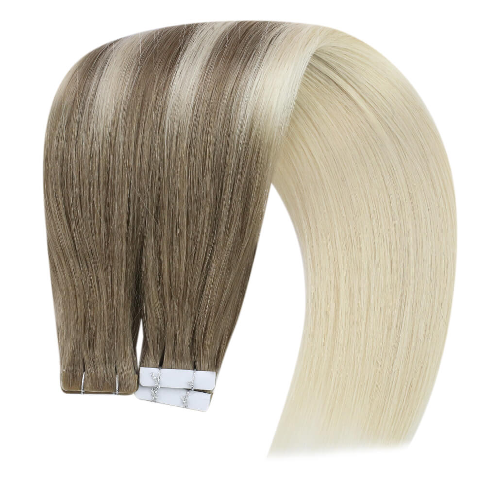 injection virgin tape in hair-hair extensions tape in human hair