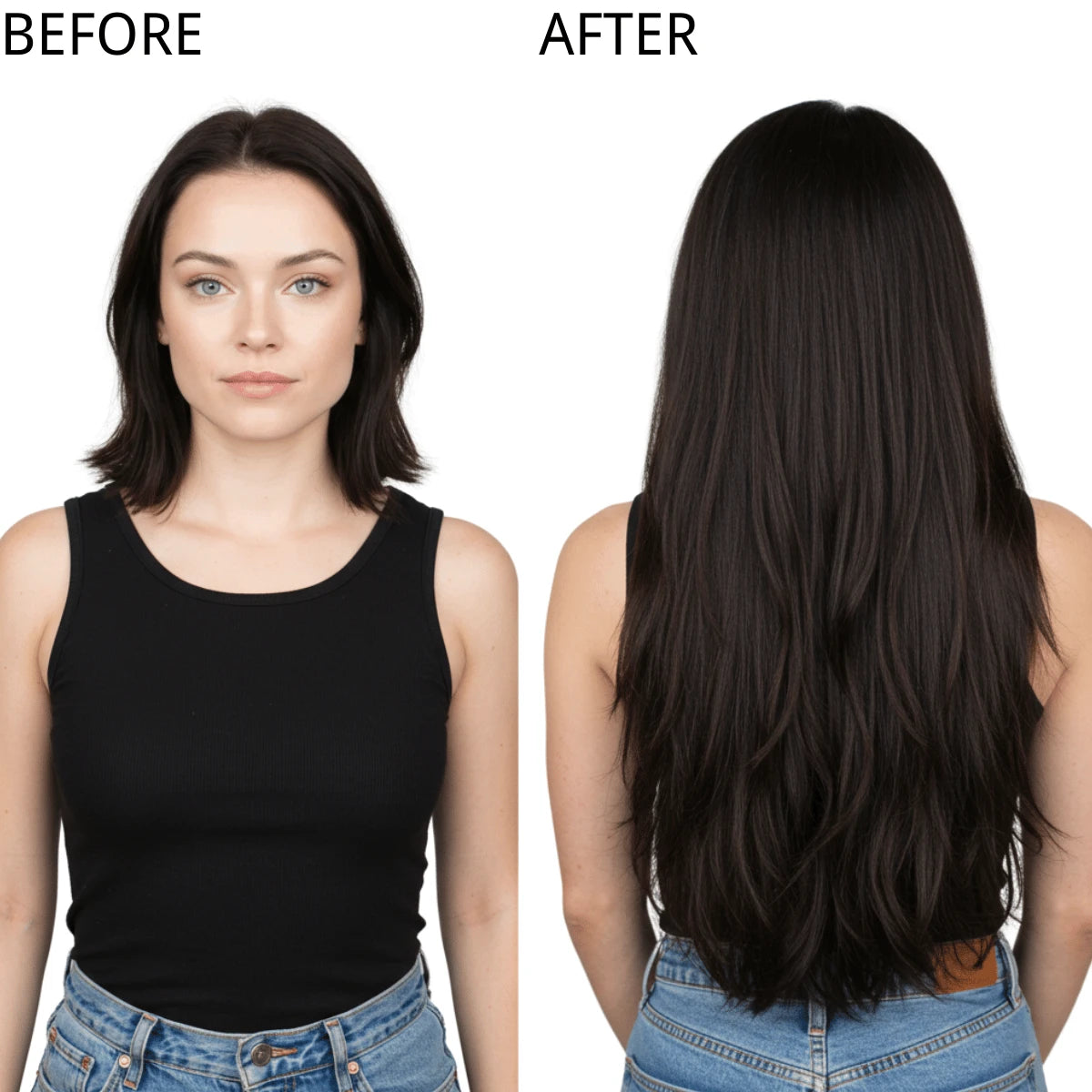 permanent hair extensions-best hair extensions for fine hair