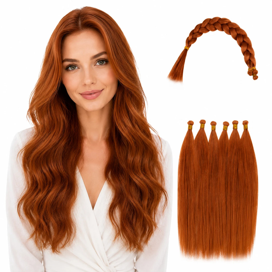 100% Human Hair – Soft, silky, and long-lasting.