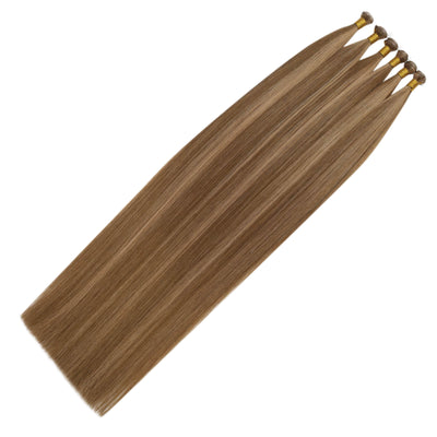 extensions dark brown-balayage on brown hair