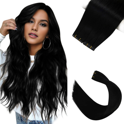 real human hair weft