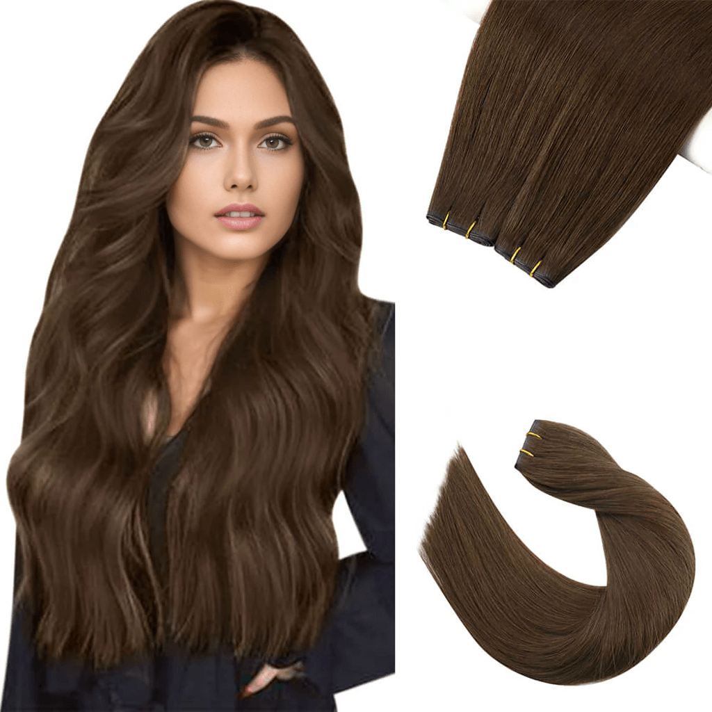 extensions dark brown