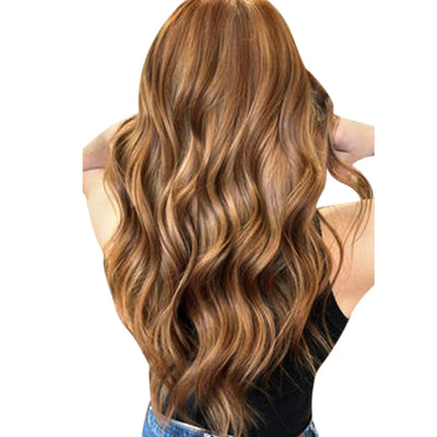 brown weft hair extensions