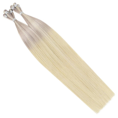 full head hair weft Human Hair Bundles Hand Tied Weft Extensions