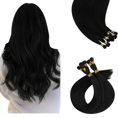 Virgin+ Hand-tied weft extensions match you hair