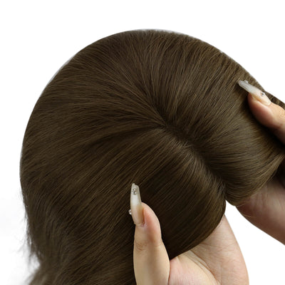 toppers hair pieces 	Seamless blend virgin hair topper 6x7