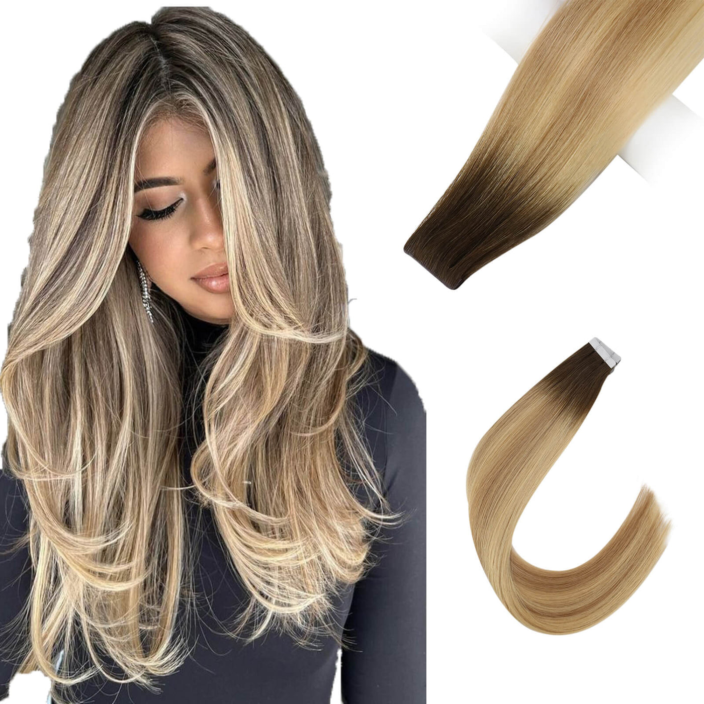 virgin+injection tape hair