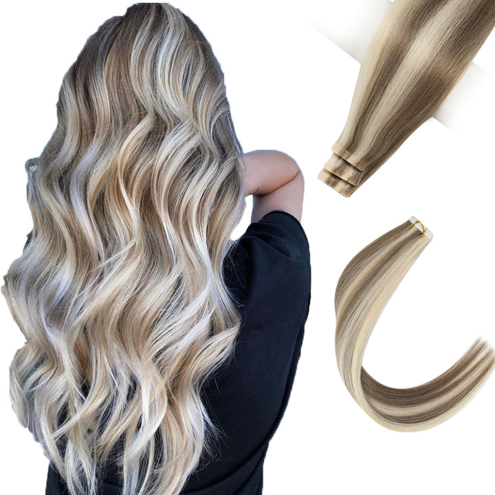 glue extensions human hair
